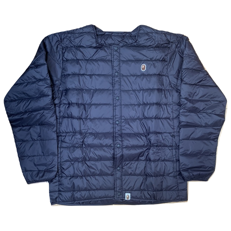 Bape happy new year light down jacket hot sale black