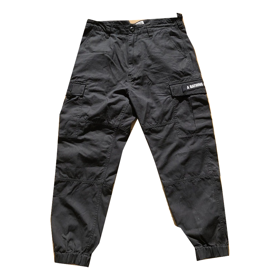 A Bathing Ape Cargo Pants - Black