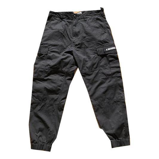 A Bathing Ape Cargo Pants - Black - Used