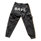 A Bathing Ape Cargo Pants - Black - Used