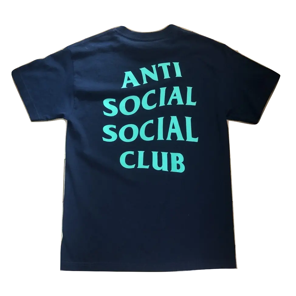 Anti Social Social Club Jeopardy Tee - Navy Anti Social Social Club