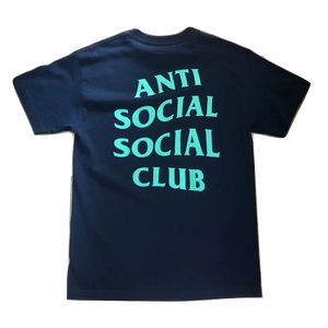 Anti Social Social Club Jeopardy Tee - Navy - Used Anti Social Social Club