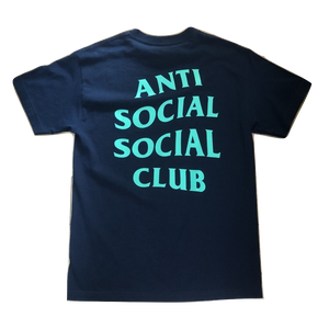Anti Social Social Club Jeopardy Tee - Navy - Used