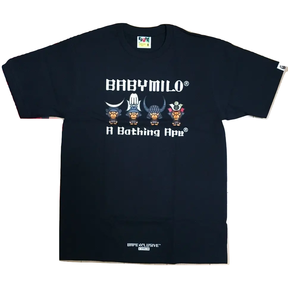 A Bathing Ape Baby Milo Kyoto Exclusive Tee - Black Bape