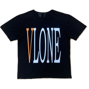 VLone Staple Tee - Black/Orange VLone