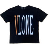 VLone Staple Tee - Black/Orange - Used