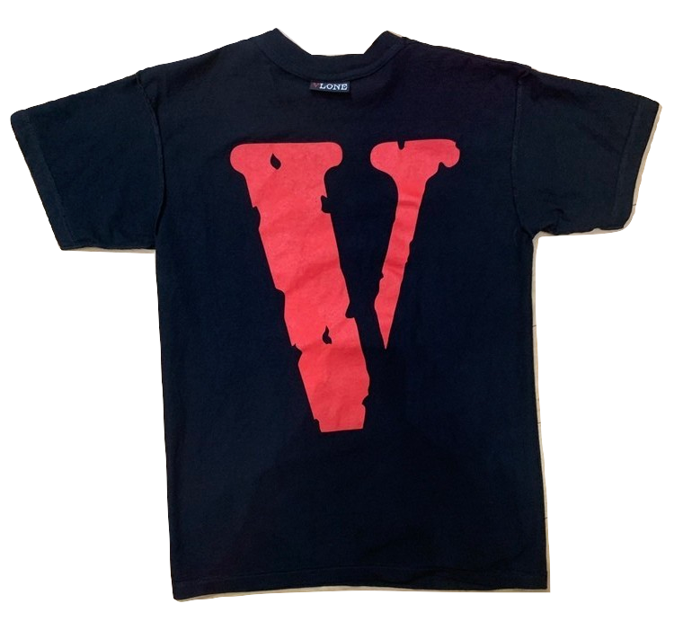 VLone Reversible Logo Tee - Black/Red - Used VLone