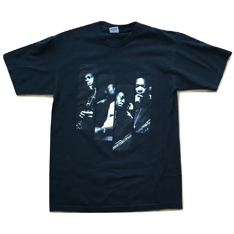 Supreme x John Coltrane Blue Tee - Black - Used Supreme