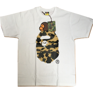 A Bathing Ape 1st Camo Milo on Big - White/Yellow Camo