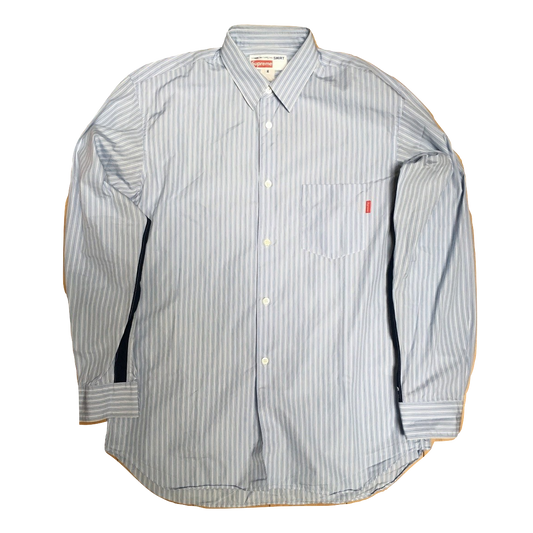 Supreme x Commes Des Garcon Button Down Shirt - Blue - Used