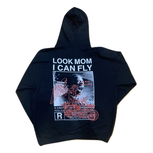 Travis Scott Look Mom I Can Fly Hoodie - Black/Red - Used