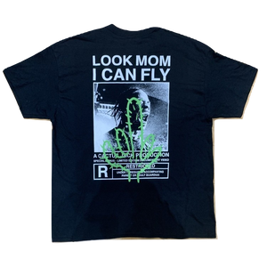 Travis Scott Look Mom I Can Fly Shirt - Black/ Green (Merch) Travis Scott