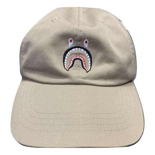 A Bathing Shark Panel Hat - Beige Bape