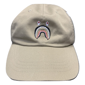 A Bathing Shark Panel Hat - Beige - Used