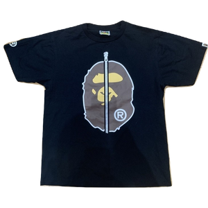 A Bathing Ape 2nd Ape Tee - Black - Used Bape