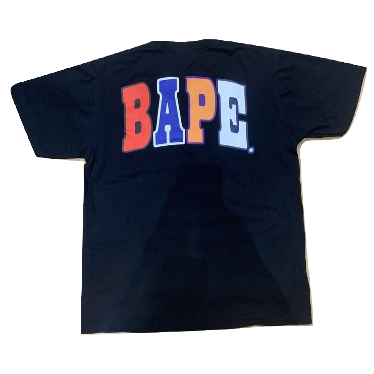 A Bathing Ape 2nd Ape Tee - Black - Used Bape