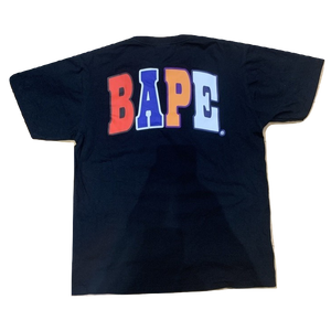 A Bathing Ape 2nd Ape Tee - Black - Used Bape