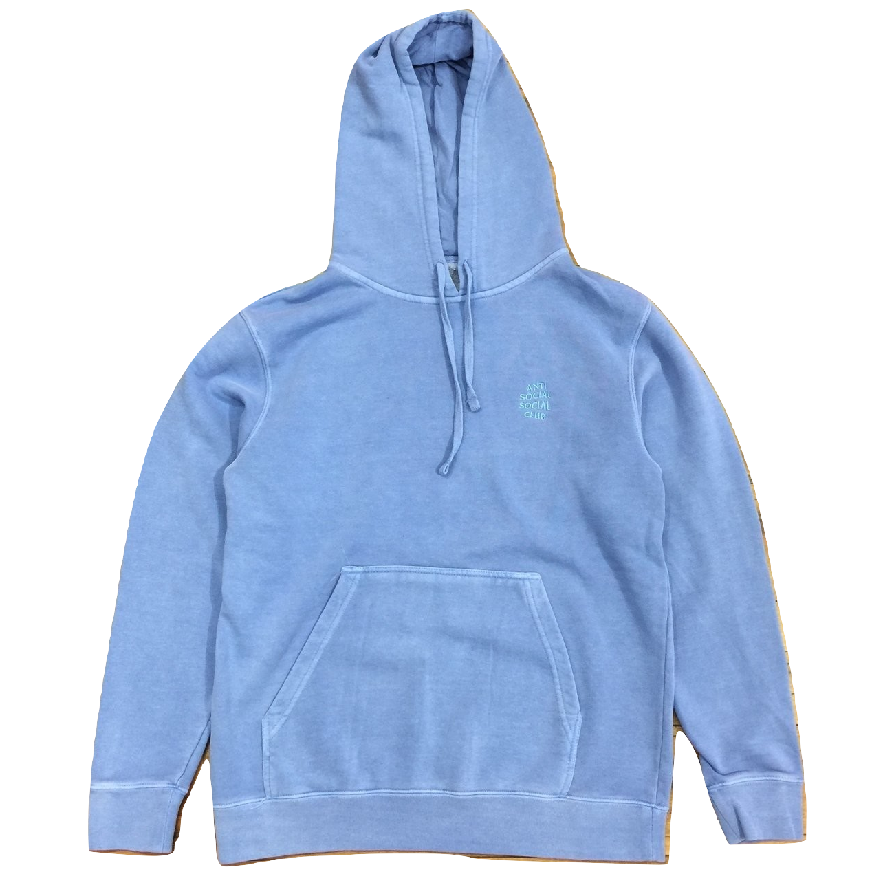 Anti Social Social Club Seeing Double Hoodie Baby Blue Grails SF