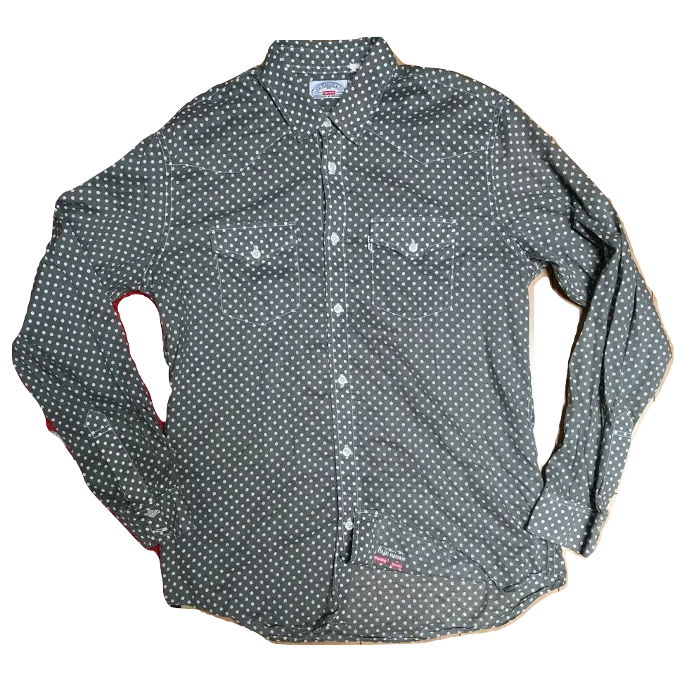 Supreme Levis Lightweight Western Shirt - Gray Supreme