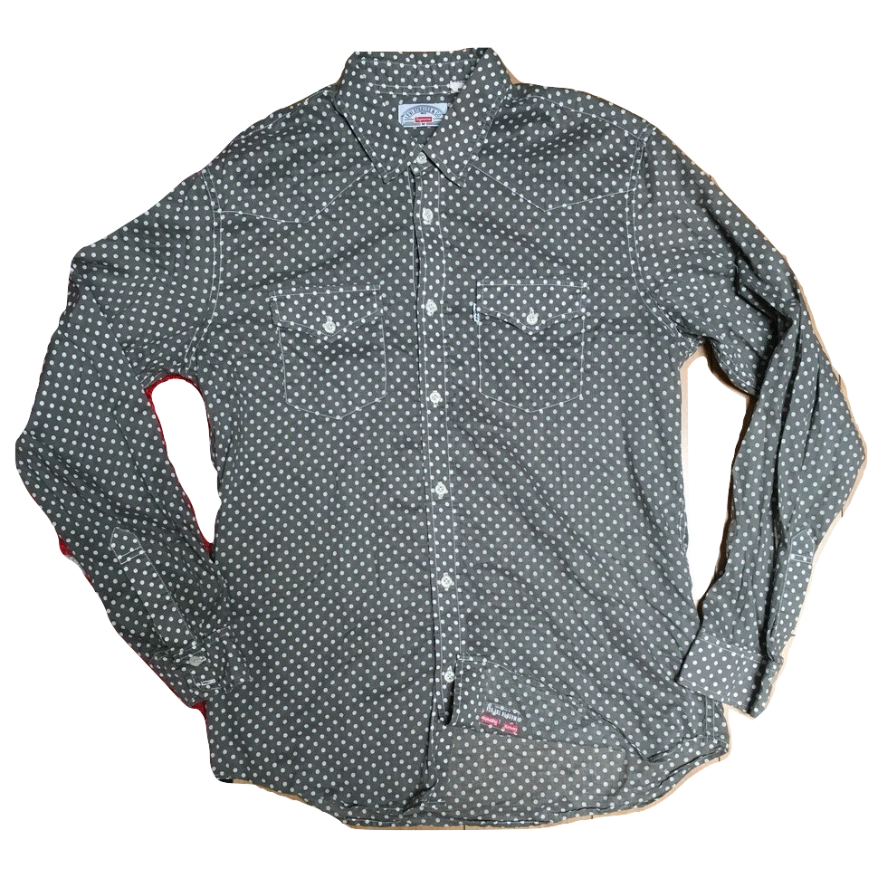 Supreme Levis Lightweight Western Shirt - Gray - Used