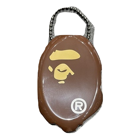 A Bathing Ape Happy New Year 2021 Ape Head Keychain - Brown Bape