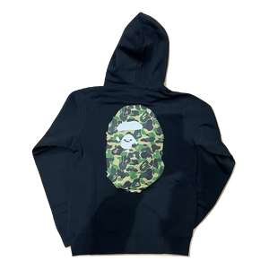 A Bathing Ape Happy New Year 2021 BAPE Logo Full Zip Hoodie - Black Bape