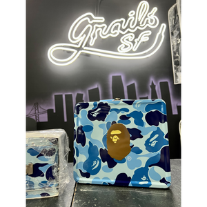 A Bathing Ape Blue Camo Lunch Box Bape