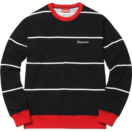 Supreme Striped Crewneck