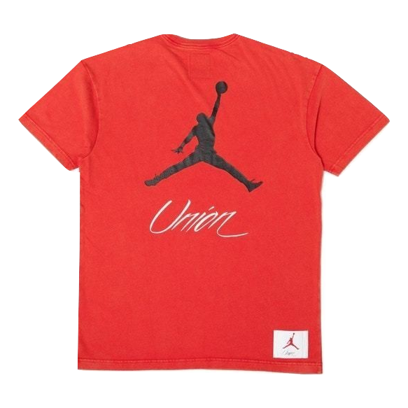 Air Jordan x Union NRG Vault AJ Flight Jumpman Tee - Red Air Jordan