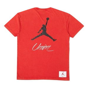 Air Jordan x Union NRG Vault AJ Flight Jumpman Tee - Red Air Jordan