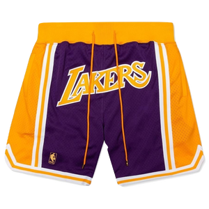 Lakers just don shorts shop