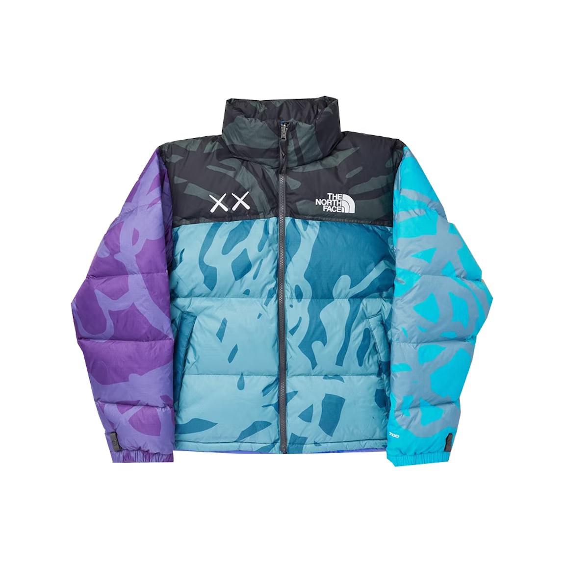 KAWS x The North Face Retro 1996 Nuptse Jacket - Monterey Blue The North Face