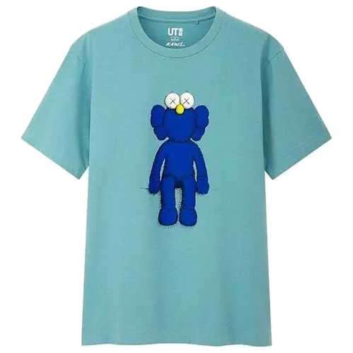 KAWS x Uniqlo Blue BFF Tee - Green Kaws