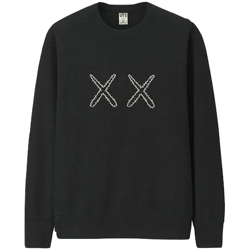 Kaws x Uniqlo x Sesame Street XX Sweatshirt - Black Uniqlo