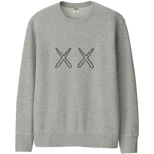 Kaws x Uniqlo x Sesame Street XX Sweatshirt - Gray Uniqlo