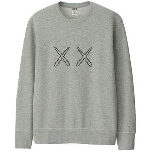 Kaws x Uniqlo x Sesame Street XX Sweatshirt - Gray - Used Uniqlo