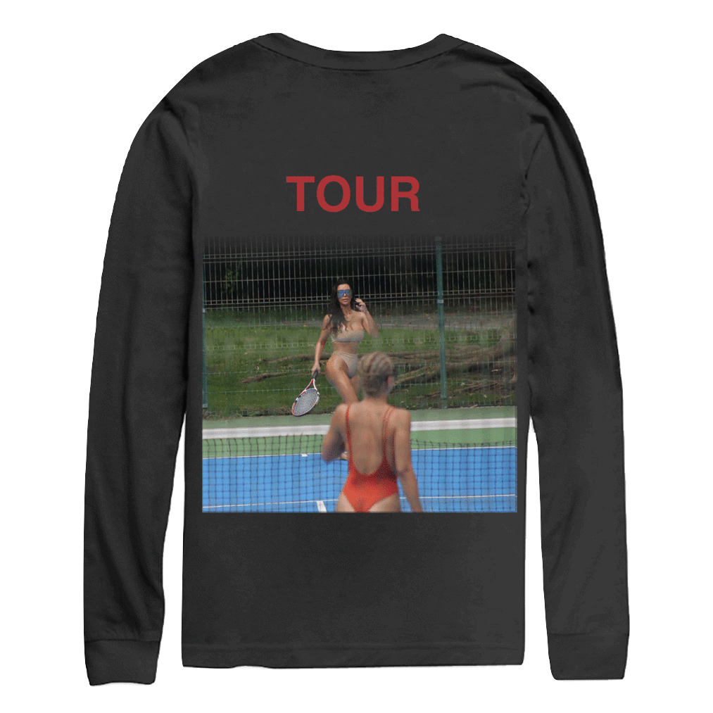 Saint Pablo Kim Tennis Long Sleeve T-Shirt - Black