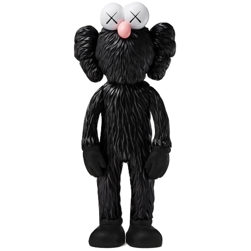 KAWS BFF Open Edition Vinyl Figure - Black Kaws
