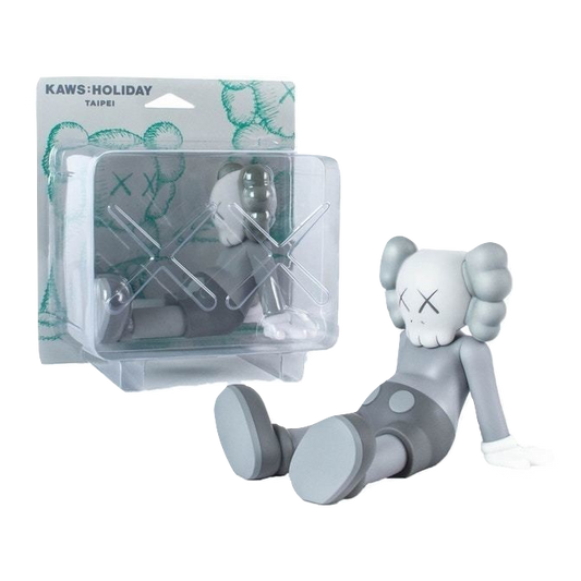 KAWS Holiday figure limited 7" Vinyl Figure - Taipei - Grey - Used