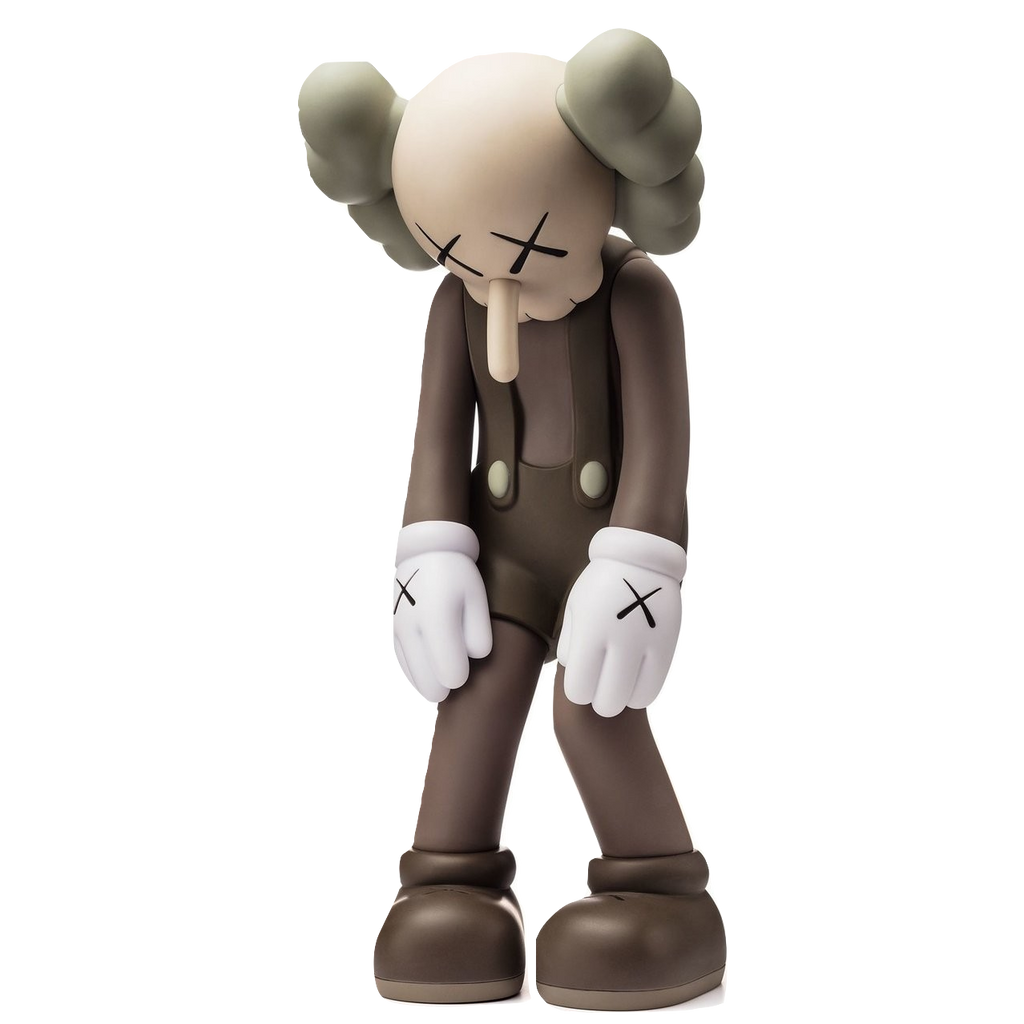 Kaws Small Lie Figure - Brown