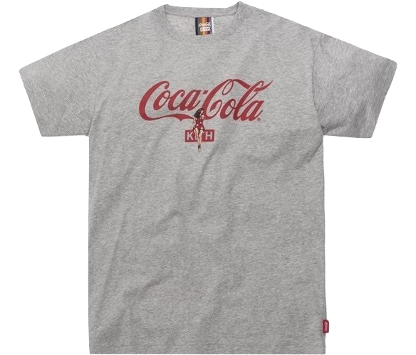 Kith x Coca-Cola Hula Tee - Heather Grey