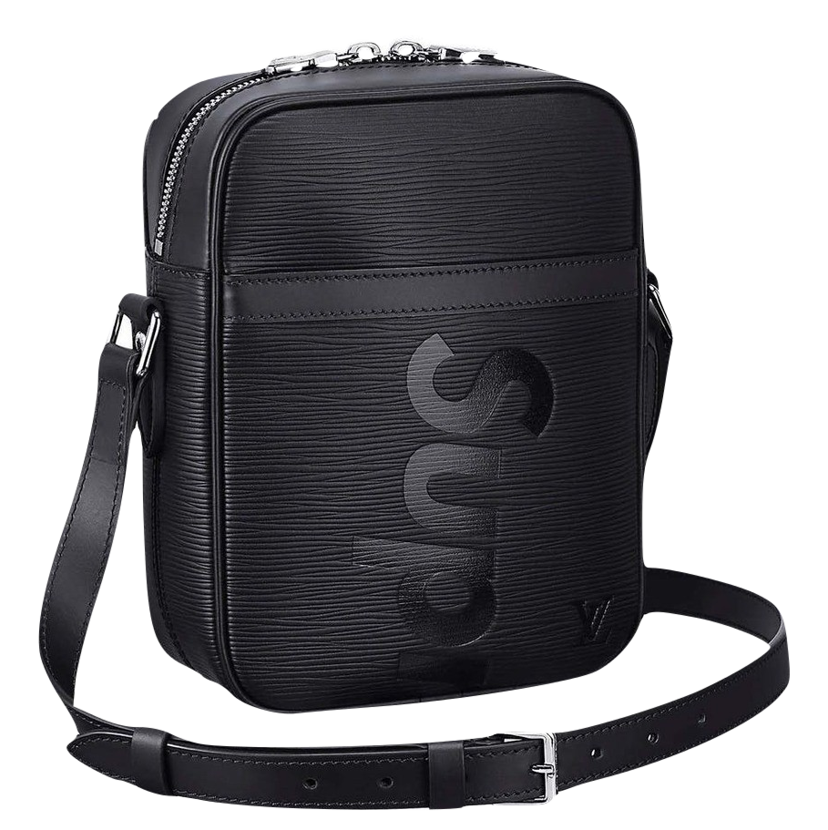Supreme x Louis Vuitton Danube PM Epi Black Shoulder Bag 