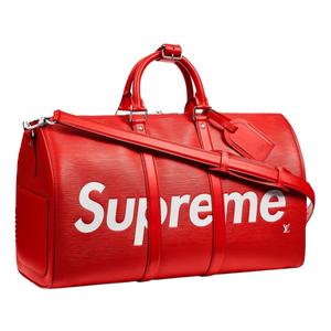 Louis Vuitton x Supreme Keepall Bandouliere Epi 45 - Red