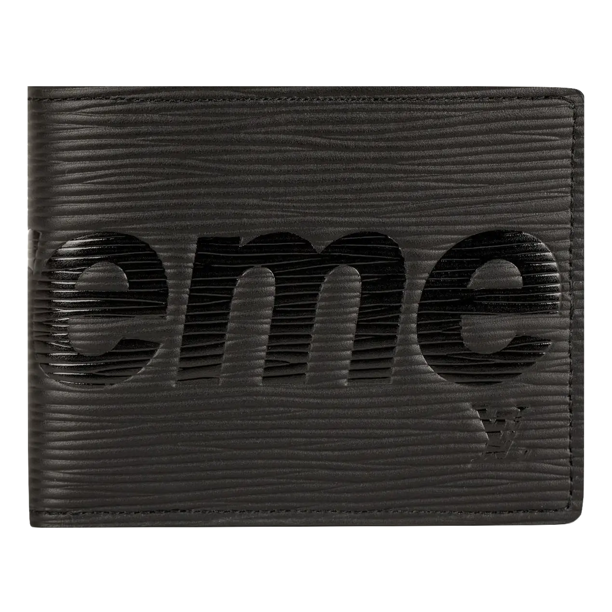 Supreme x Louis Vuitton Slender Wallet - Black Supreme