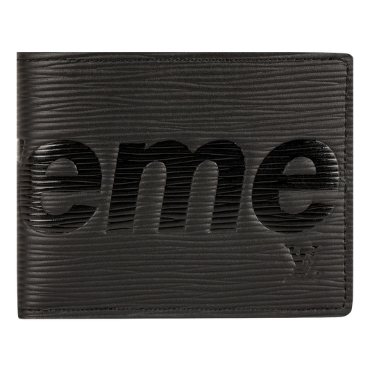 Supreme x Louis Vuitton Slender Wallet - Black