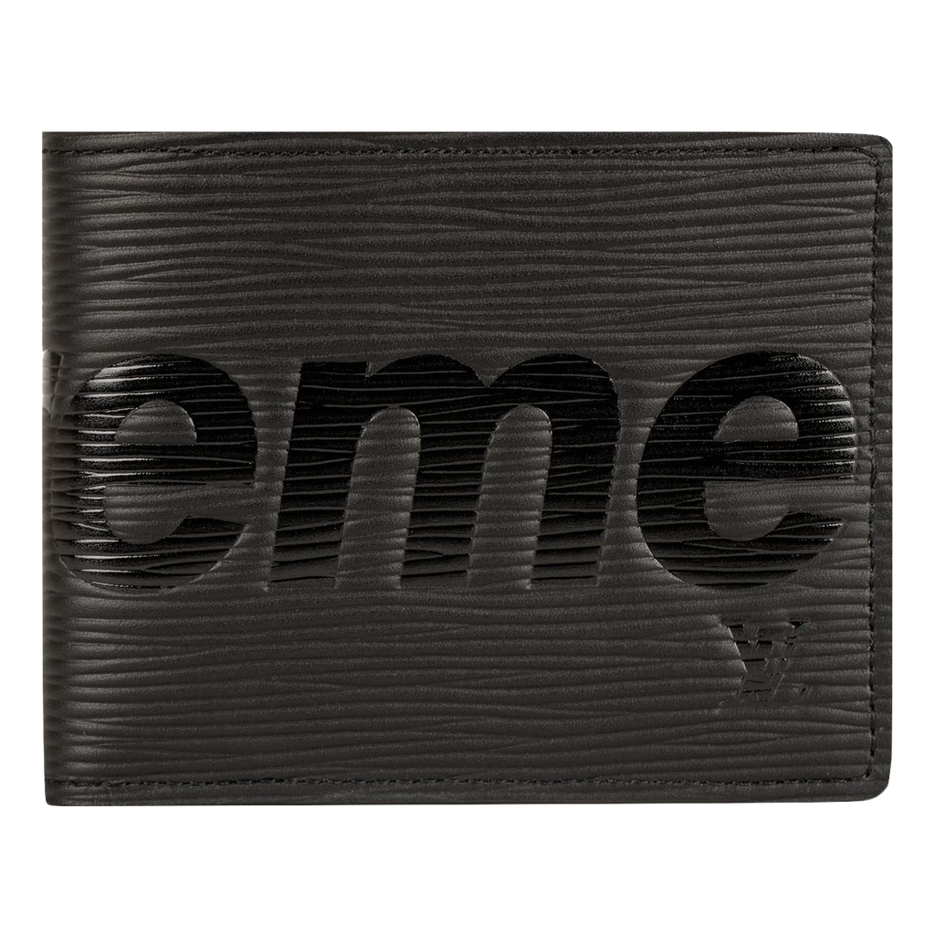 Supreme x Louis Vuitton Slender Wallet - Black