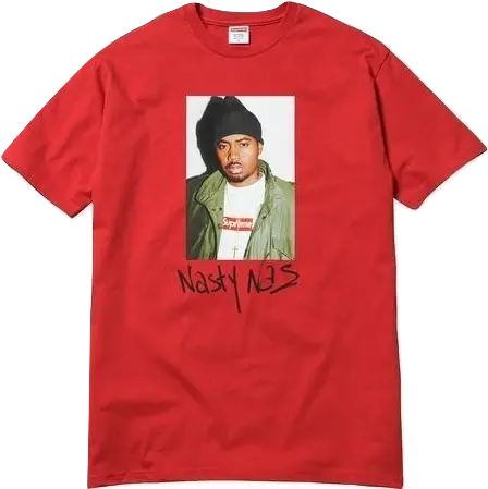 Supreme Nas Tee - Red Supreme
