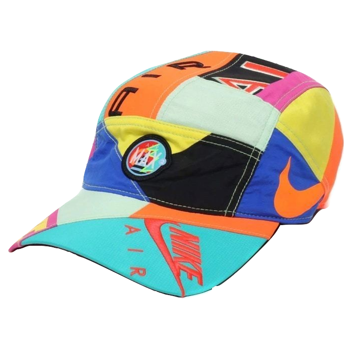 Nike x Atmos NRG AW84 Hat - Blue/Black/Flash Crimson - Used Nike
