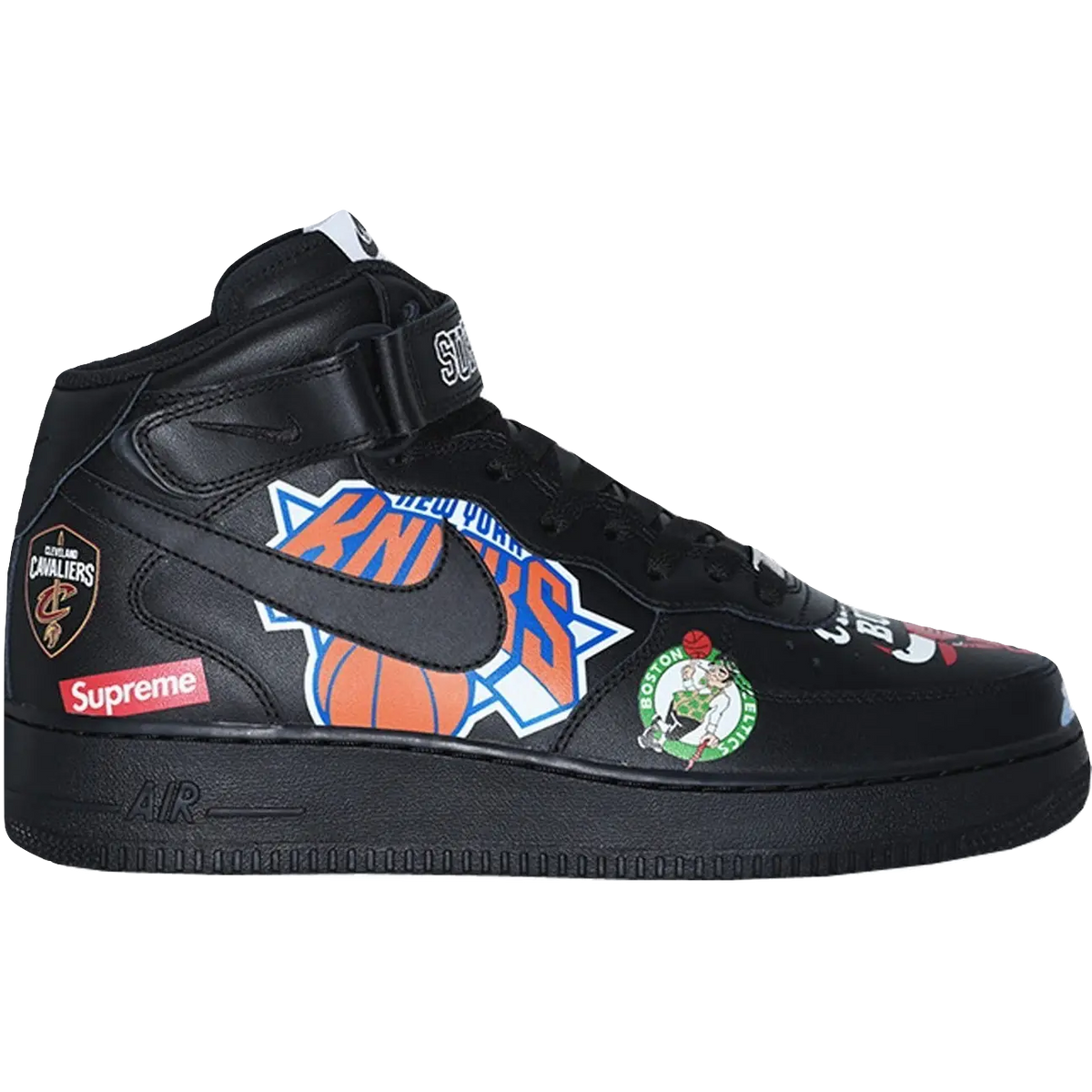 Air Force 1 Mid '07 / Supreme - Black Nike