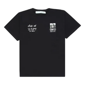 OFF White Mona Lisa Print Tee - Black OFF-WHITE